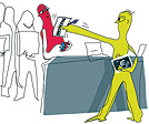 Produktförsäkringar, illustration Kicki Edgren Nyborg