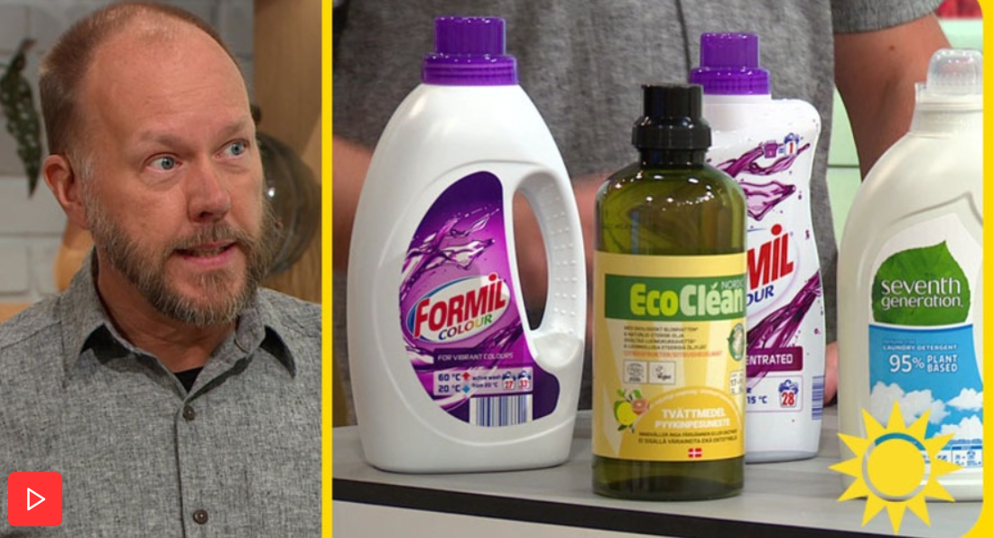 Vår testchef pratar tvättmedel i TV4 Råd & Rön